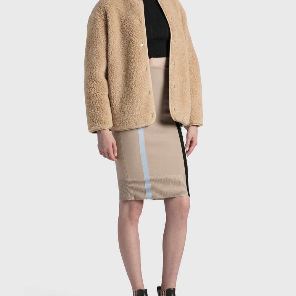 Used Burberry Wool Cashmere blend Fleece Jacket